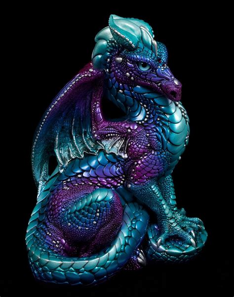 WINDSTONE EDITIONS "DREAMSCAPE #2" MALE DRAGON FIGURINE, FANTASY ANIMAL ...