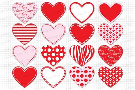 Heart Graphic and Illustrations / Heart Clipart (44566)