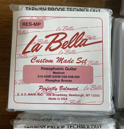 La Bella Resophonic Guitar Strings - 19 sets | Reverb