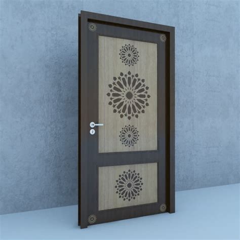 Traditional moroccan door architecture model - TurboSquid 1332758