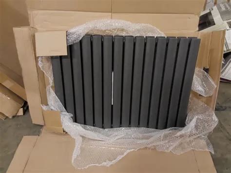 BOXED ANTHRACITE RADIATOR 600 X 816mm 4518746-Simon Charles Auctioneers