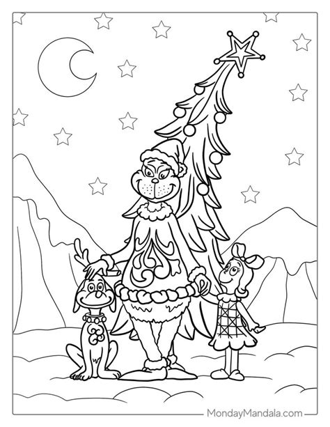 38 Grinch Coloring Pages (Free PDF Printables) | Christmas coloring sheets, Grinch coloring ...