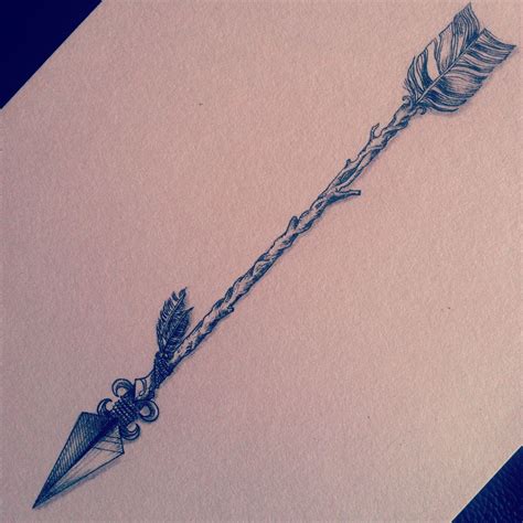 Tattoo Arrows Drawing