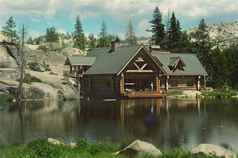 Log Cabin Wedding on a Lake