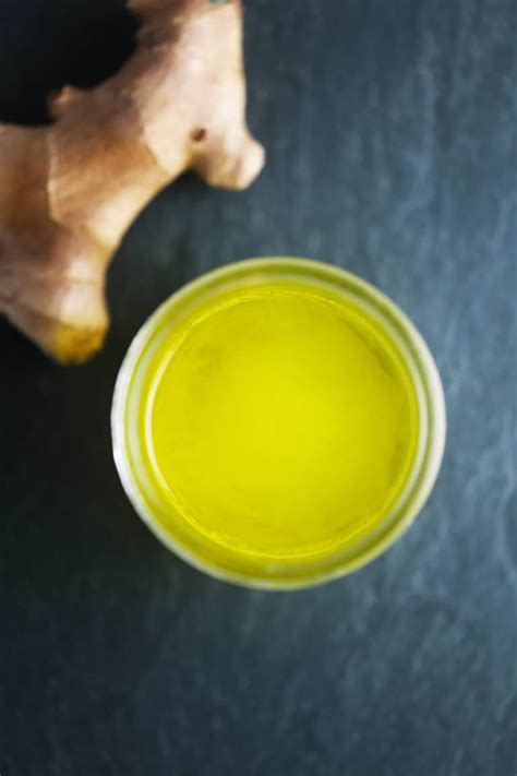 Homemade ginger oil | One Bite Vegan