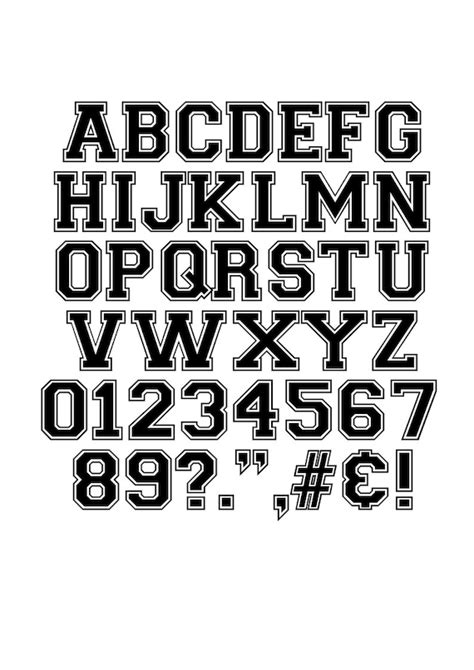 Varsity Font Svg, Varsity Letter Svg, Varsity Alphabet Svg,Sports Font By Pinoyart TheHungryJPEG ...