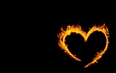 Fire Heart Background