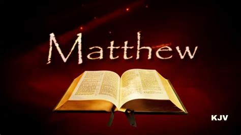 Book of Matthew • KJV - YouTube