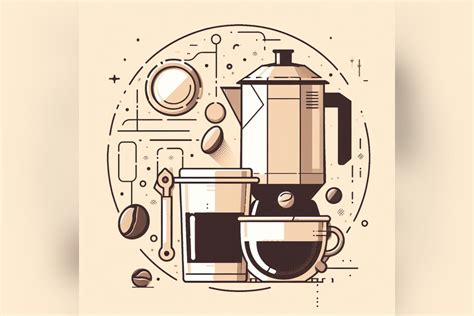 Minimalist Coffee Background Vector Art Graphic by Endrawsart ...