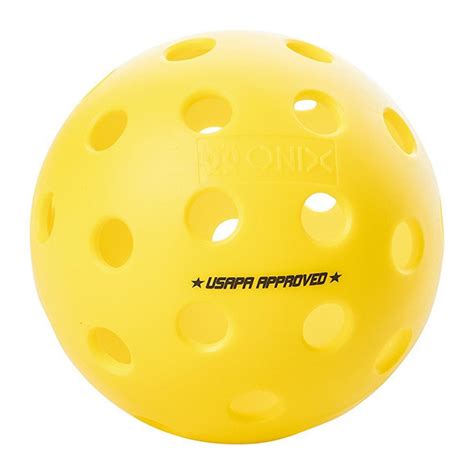 Onix Fuse Indoor Pickleball Balls (Single/ Yellow) - paddlepro