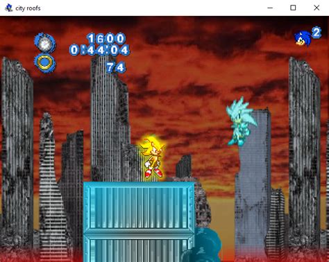 Sonic In Crisis City - ScaleyFoxy