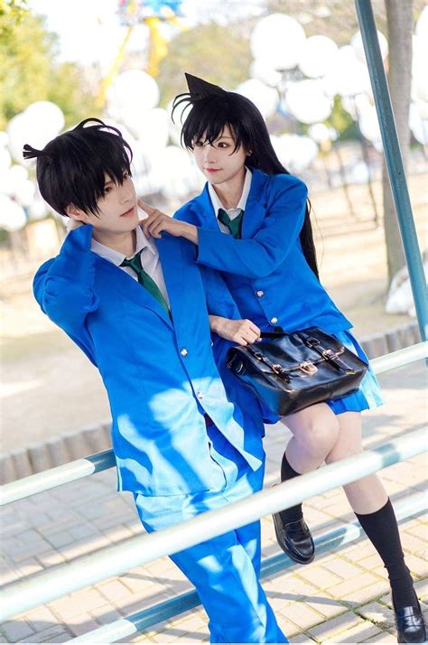 Cosplay: Kudo Shinichi and Mori Ran | Cosplay anime, Cosplay, Anime