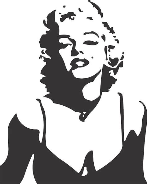 Marilyn Monroe Body Silhouette