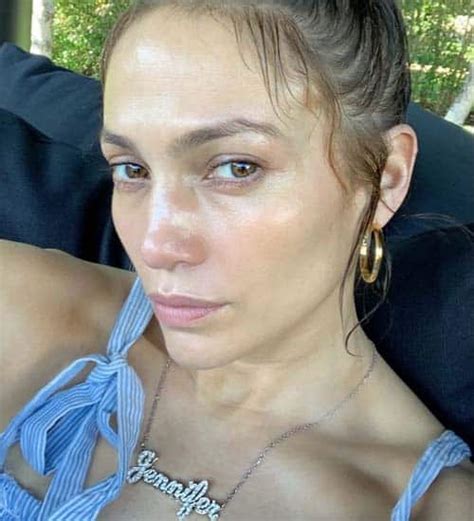 Jennifer Lopez No Makeup - meandastranger