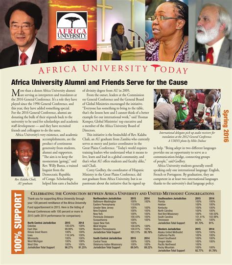 Africa University Today - Spring 2016 by Africa University Development Office - Issuu