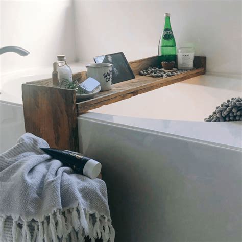 Bathtub Shelf DIY & Bathtub Pillow: 2 Essentials for a Spa-Like Experience at Home - The DIY Vibe