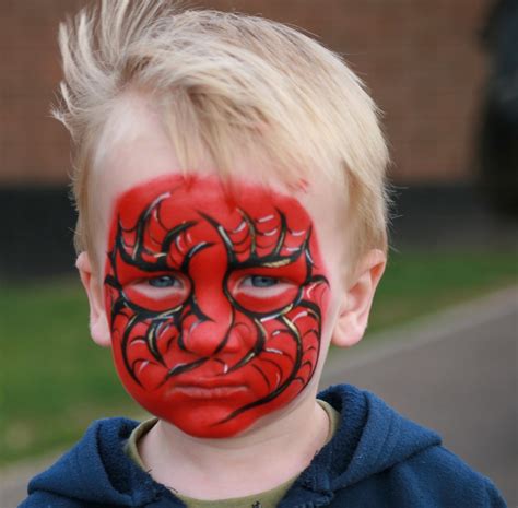 Face painting all Done - Spiderman | Face painting at Brands… | Flickr