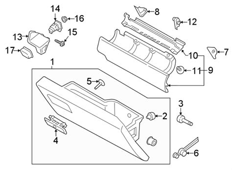 Ford F-350 Super Duty Glove Box Door. Camel - HC3Z25060T10BH | Sheehy ...