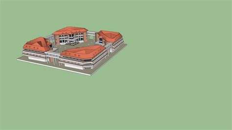 A, B, C, D, Building Mahasarakham University | 3D Warehouse