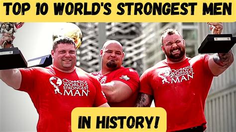 The World's STRONGEST Men of ALL TIME! - YouTube