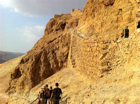 Hiking to the Ancient Fortress of Masada in Israel