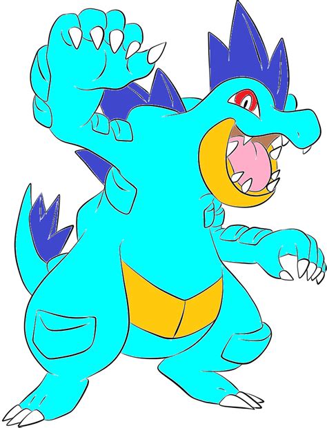 Shiny Feraligatr by SakuraAlexia on DeviantArt