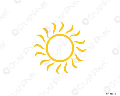 Plantillas de vectores de logotipo de sol - vector de stock | Crushpixel