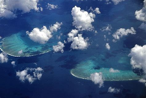 Aerial View of Coral Reefs photo