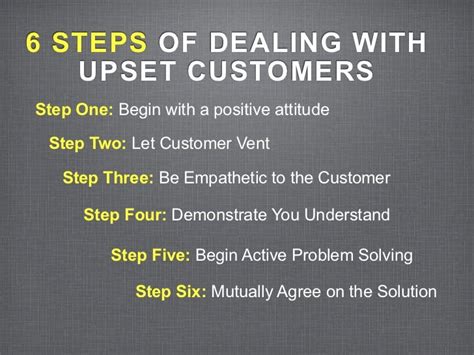 Dealing With Difficult Customers