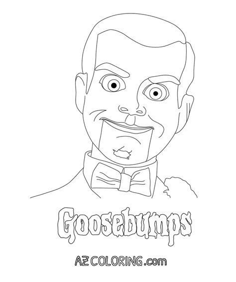 Goosebumps Coloring Pages - Coloring Home