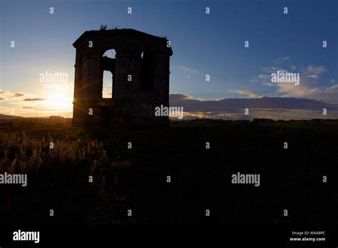 Temple on Kenmuir Hill Howwood Scotland Stock Photo - Alamy