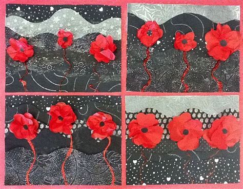 artisan des arts: Quick post - Grade 5/6 poppies | Remembrance day art ...