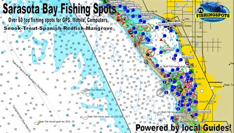 Sarasota Bay Fishing Spots | GPS Coordinates for Redfish, Snook, Trout