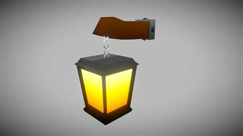 Wall Lantern - Download Free 3D model by RobloxRob [1546fb8] - Sketchfab