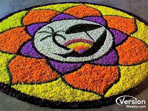 Simple Onam Pookalam Designs 2020 | Onam Athapookalam Latest Designs with Flowers & Traditional ...