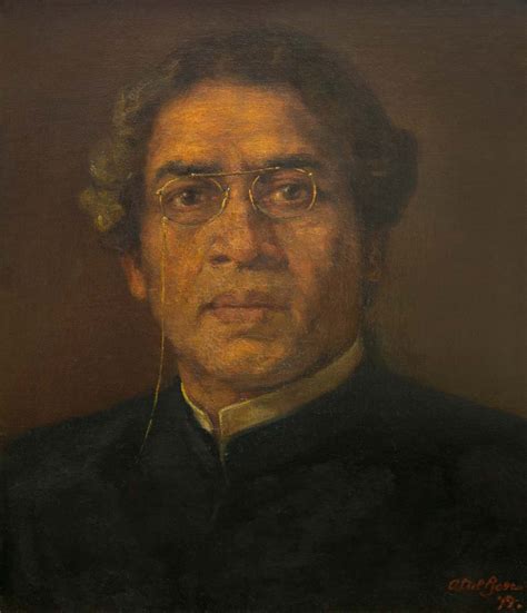 Atul Bose Oil on Canvas (Portrait of AJC Bose - CIRCA 1950) | Prinseps