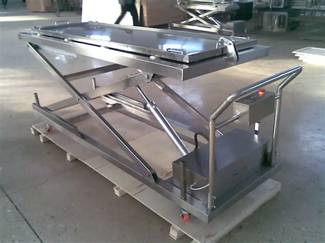 SYSJT-03 Hospital Morgue supplies trolley stretcher mortuary mobile ...