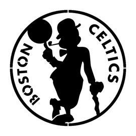 Boston Celtics Logo Black And White