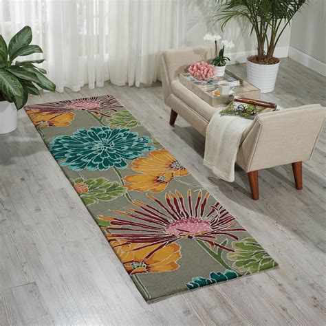 Fantasy Hallway Runner FA26 in Grey buy online from the rug seller uk