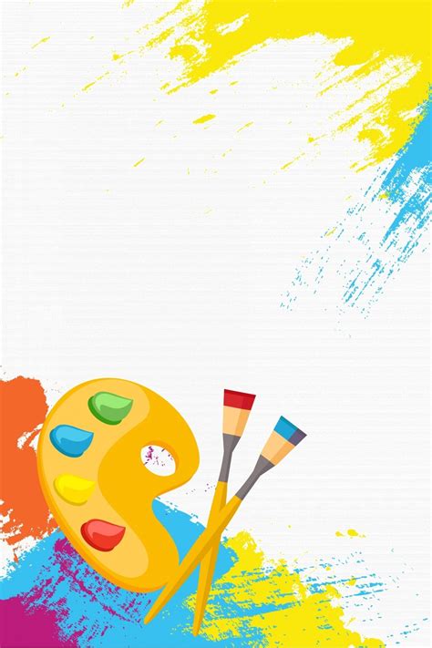 Painting Class Art Class Admission Poster Background Material Wallpaper ...