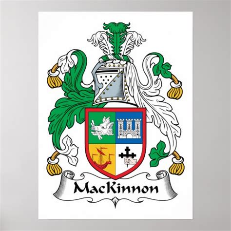 MacKinnon Family Crest Poster | Zazzle