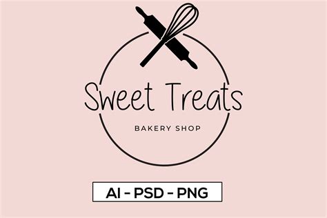 Bakery Logo Design, Premade Logo Graphic by AdMaioraDesign · Creative Fabrica