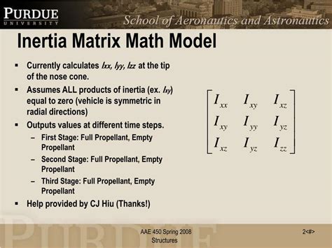 PPT - Inertia Matrix Math Model PowerPoint Presentation, free download - ID:3763909