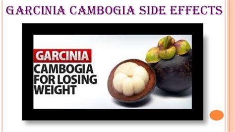 Garcinia cambogia side effects