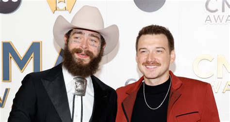 Post Malone Joins Morgan Wallen on CMA Awards 2023 Red Carpet Ahead of ...