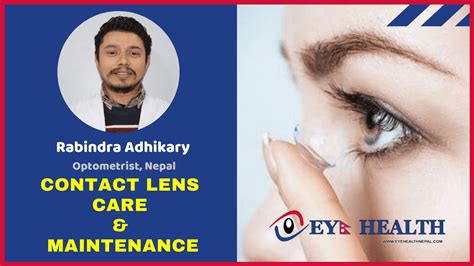 Contact Lens Care and Maintenance, Contact Lens Solution - Eye Health Nepal