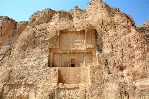 The Tomb of Darius I, Naqsh-e Rustam, Iran Stock Image - Image of kings, iran: 131771563