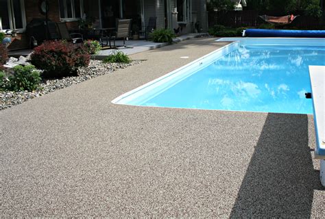 Rubber Pool Deck Covering | Pool landscape design, Pool, Pool landscaping