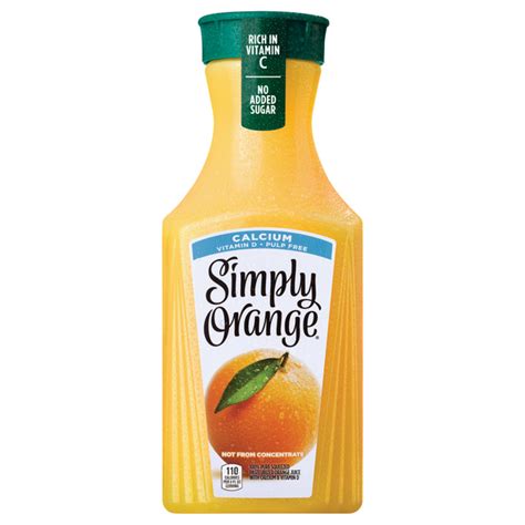 Save on Simply Orange Juice Calcium Vitamin D Pulp Free No Added Sugar Order Online Delivery | GIANT