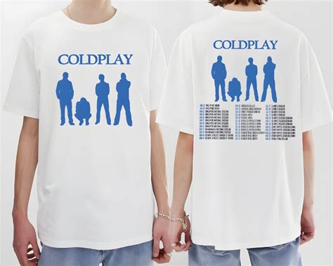 Coldplay Both Sided Shirt, Coldplay Tour 2024 Shirt, Coldplay world ...